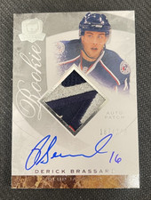 2008-09 UPPER DECK THE CUP DERICK BRASSARD #94 ROOKIE AUTO PATCH #ed 187/249