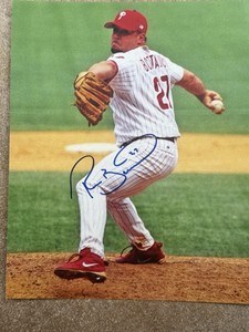 Ricky Bottalico Phillies Signed 8 X 10 Photo Blue Sharpie Guaranteed To Pass Aut