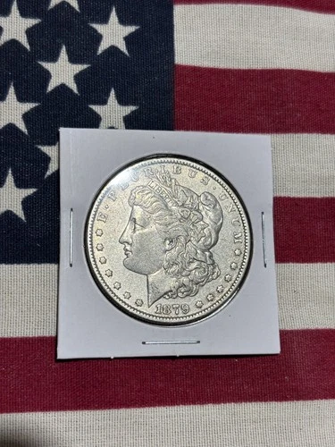 1879 Morgan Dollar - 90% Silver - US $1, XF+ Details