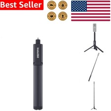 Portable Invisible Selfie Stick Tripod Combo Black for Action Cameras