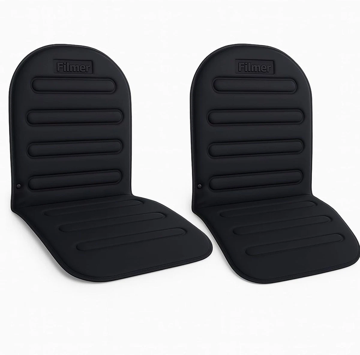 WOLTU Universal Auto Sitzbezüge Für Transporter, 1+2 Sitzbezug Schonbezüge Aus Polyester & Aus Polyester & Kunstleder Schwarz-Grau