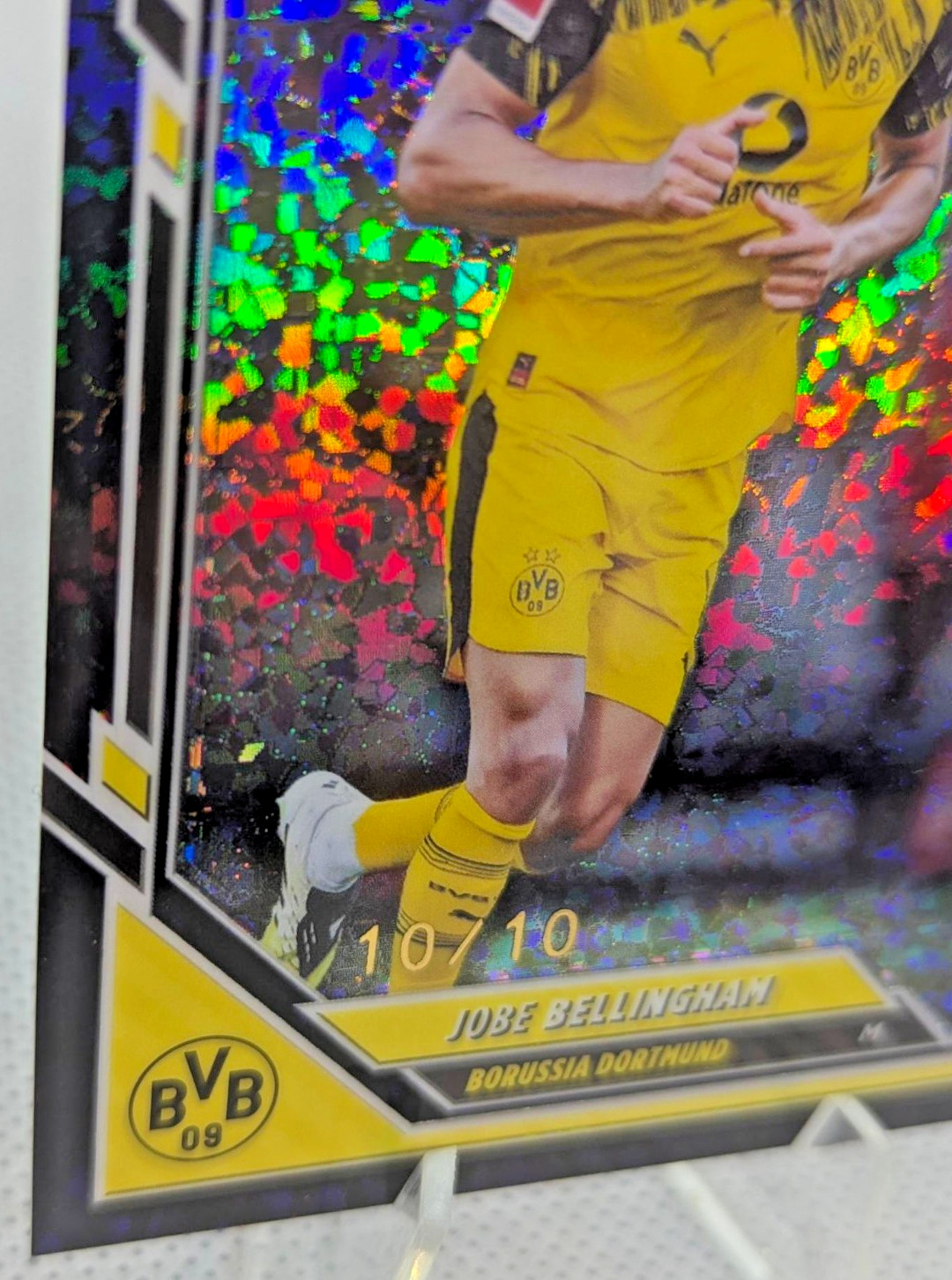 Jobe Bellingham 10/10 Black BOOKEND Mini Diamonds Rookie RC Topps Chrome #18 view 2