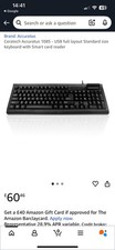 Accuratus 108 - USB full layout Standard size keyboard with Smart card reader