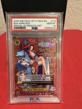 Boa Hancock SP Alt Art OP14-112 PSA 10   One Piece Azure Sea's Seven
