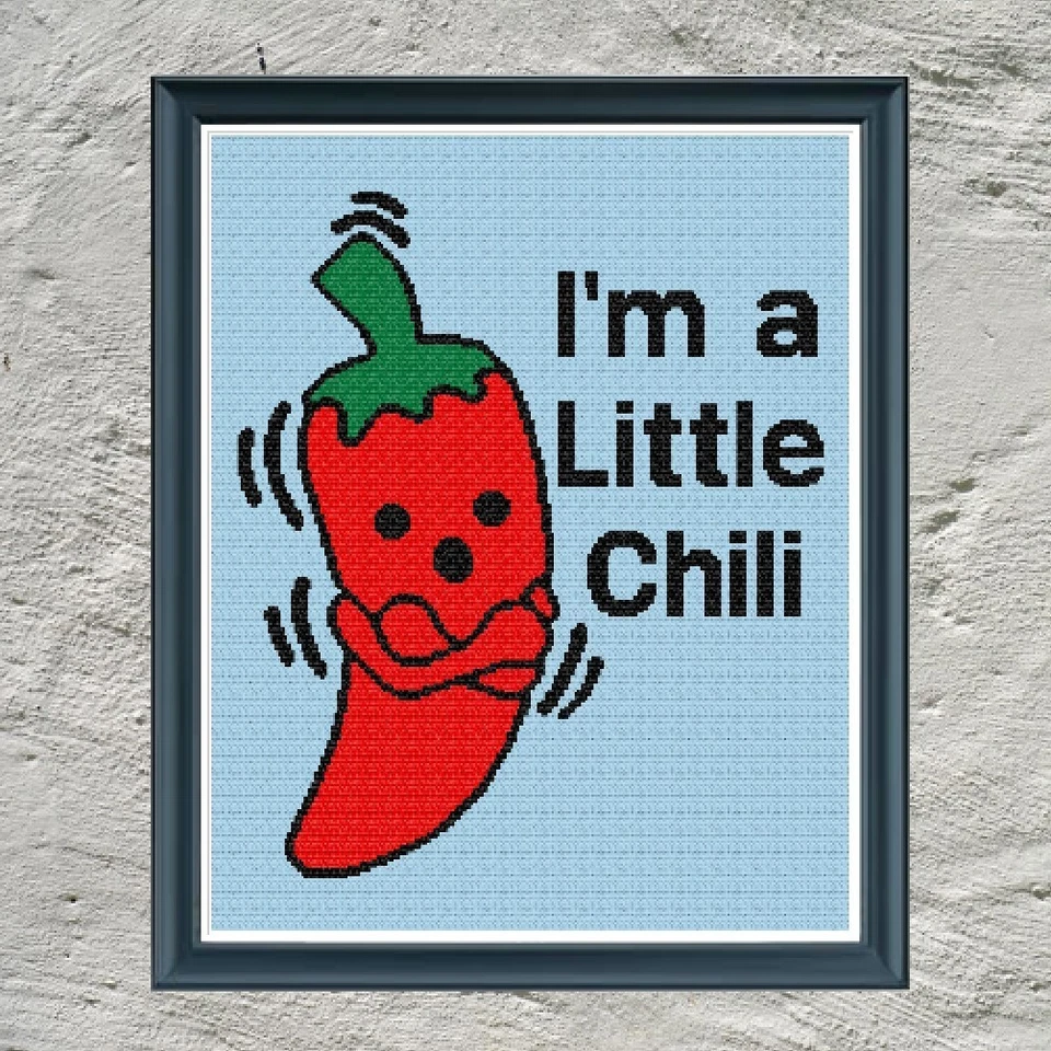 A LITTLE CHILI CROCHET PATTERN GRAPHGAN, 192 x 240 Single Crochet - Image 3 of 4