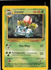 Ivysaur 30/102 Uncommon Base Set Unlimited Pokemon Near Mint on eBay
