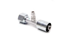 Vintage Air 35513-VUG - #10 Straight Barb O-Ring Fitting W/Port