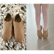 So Danca Leather Slip-On Jazz Dance Shoes Kids Child Size 11.5 NWOT