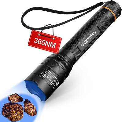 X7 Pro 365Nm UV Light Blacklight Flashlights: LED Black Light Flashlite Professi
