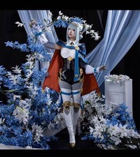 Genshin Impact Eula Character Cosplay Costume Full Set Mechanical Maiden Style