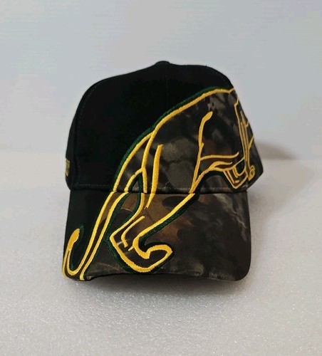 Vintage Martin Archery Logo Hat Snapback Black/Camo Embroidered Large Cat