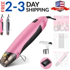 Heat Gun, 400W Mini Hot Air Gun with Reflector Nozzle, 2 Temp Settings 482℉25...