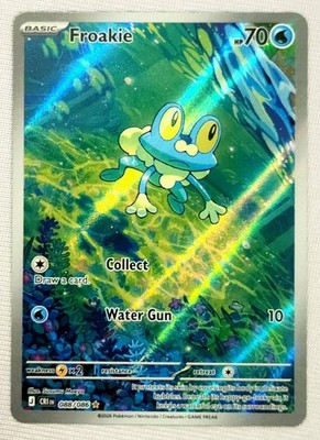 2026 Pokemon TCG Froakie 088/086 Illustration Rare Chaos Rising Excellent-NM/M