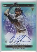 2024 Inception Base Rookie and Emerging Stars Aqua /75 Jared Triolo Auto pe8