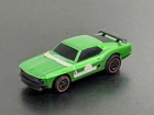 Vintage Hot Wheels Sizzlers '70 Mustang Boss 302 Green Diecast Car Mattel Mexico