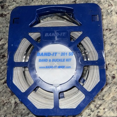 Band-It 201 SS  Stainless Steel Banding GR204B, 1/2'' x 100ft Strap, 1500lb 