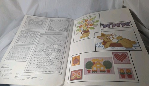 Vintage Crafts From Current 1982 Designs For Counted Cross-Stitch Booklet - Picture 5 of 5