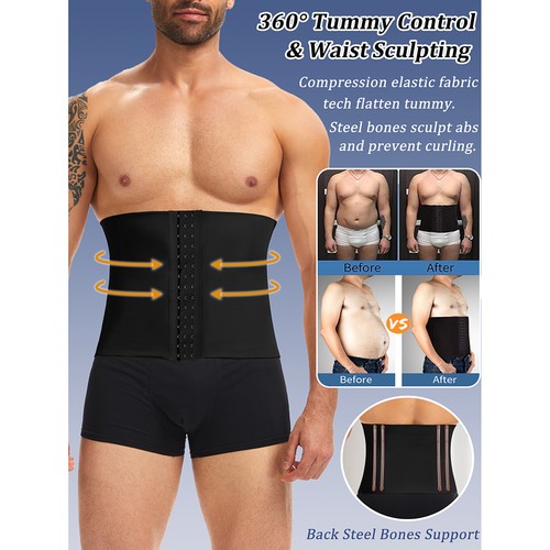Women Tummy Control Waist Trainer Belly Band Corset Postpartum Shaper Shapewear - Picture 9 of 22