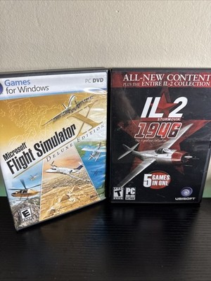 Microsoft Flight Simulator X Deluxe Edition + IL 2 Sturmovik 1946 A3