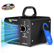 Ozongenerator 30000mg/h Ozonger&auml;t Ozonisator gegen Ger&uuml;che Auto Garage 120 Min