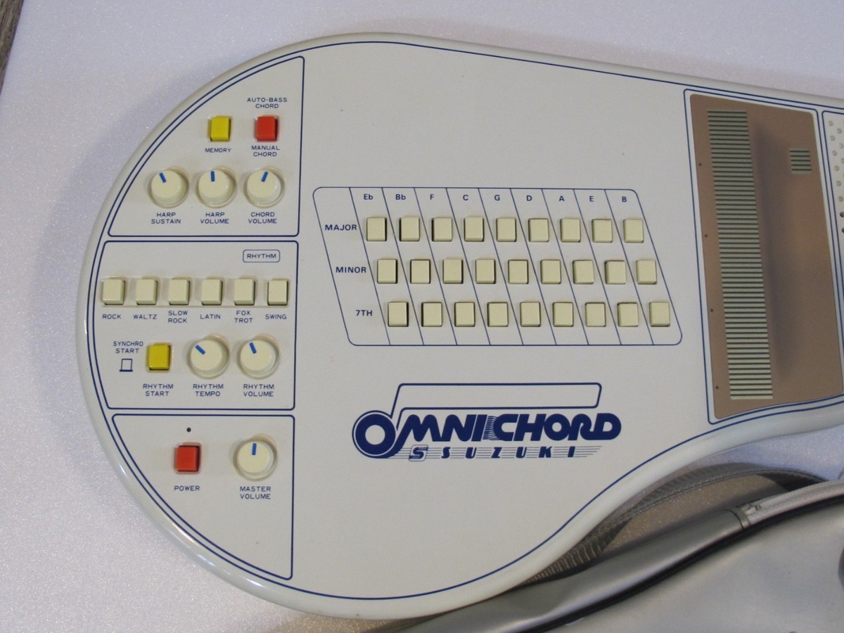 SUZUKI OMNICHORD OM-27　動作確認済 Suzuki Omnichord OM-27 Original Case Vintage Instrument & Manual