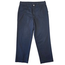 Dickies Men Navy Blue Industrial Relaxed Fit Straight Leg Work Pants 38x32 LP700