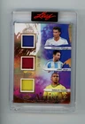 RONALDO LIONEL MESSI NAZARIO 2026 LEAF ART OF SPORT GAME WORN JERSEY #D 24/30