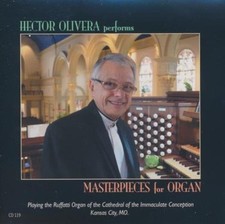 Hector Olivera: Masterpieces For Organ MUSIC AUDIO CD classical organ songs 2011