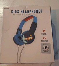 vibe kids headphones with volume limiting technology Rocket Theme Soft Ear NEW