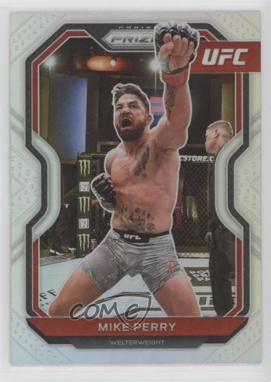 2021 Panini Prizm UFC Silver Prizm Mike Perry #19 09gm
