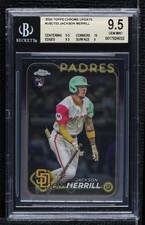 2024 Topps Chrome Update Jackson Merrill #USC153 BGS 9.5 GEM MINT Rookie RC