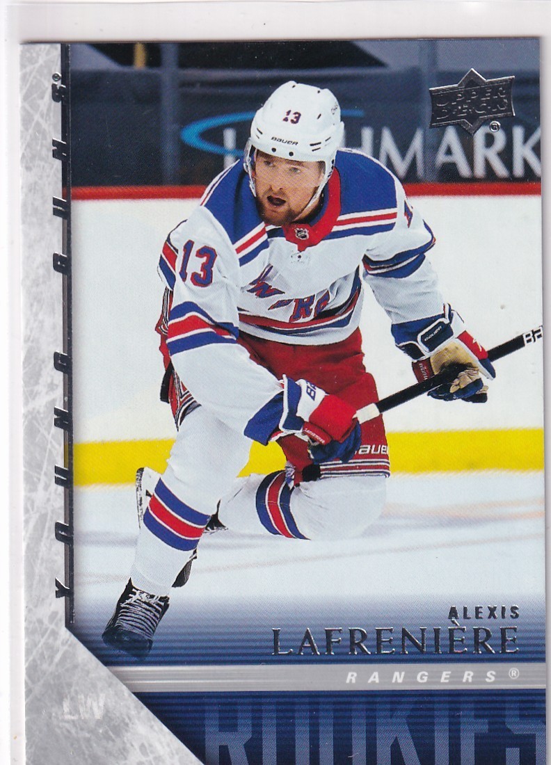 20/21 UD EXTENDED ALEXIS LAFRENIERE 05/06 TRIBUTE YOUNG GUNS RC ROOKIE #76