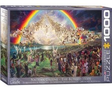 Eurographics 1000 The Blessed Hope Jigsaw Puzzle Christian Jesus Nathan Greene 