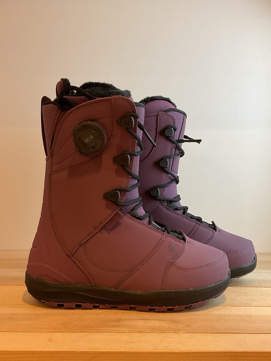 Ride Context Women's NEW Snowboard Boots Size 7 Purple 2026 J121