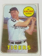 Vintage 1968 Topps Hall of Famer Al Kaline # 410 in Excellent Condition.