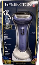 Remington Smooth  Silky Electric Shaver for Women, 4-Blade, Wet  Dry, Purple