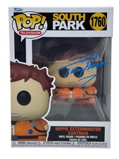 Trey Parker Signed South Park Hippie Exterminator Cartman Funko Pop Beckett COA