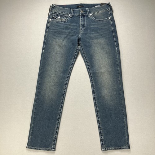 700863 True Religion Geno Big T Flap Slim Toasted Cinnamon Wash Mens Sizes Vary