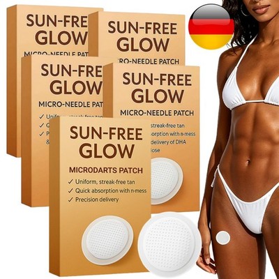 Sun Free Glow Patches - Tanning Patches for Face & Body Deep Hydration, Unisex