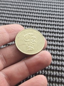Sonic Hedgehog Welcome To Sega World Park Coin Token Rare Promo GENESIS SATURN 