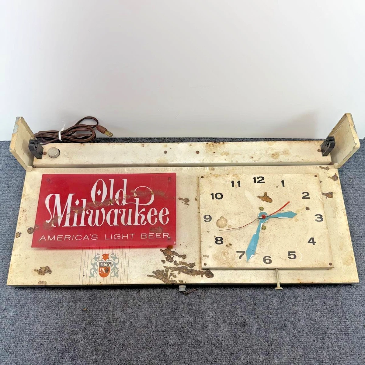 old milwaukee clock products for sale | eBay
