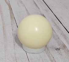 Vtg 1.5" Billiards Pool Ball White Cue Solid Replacement Mini