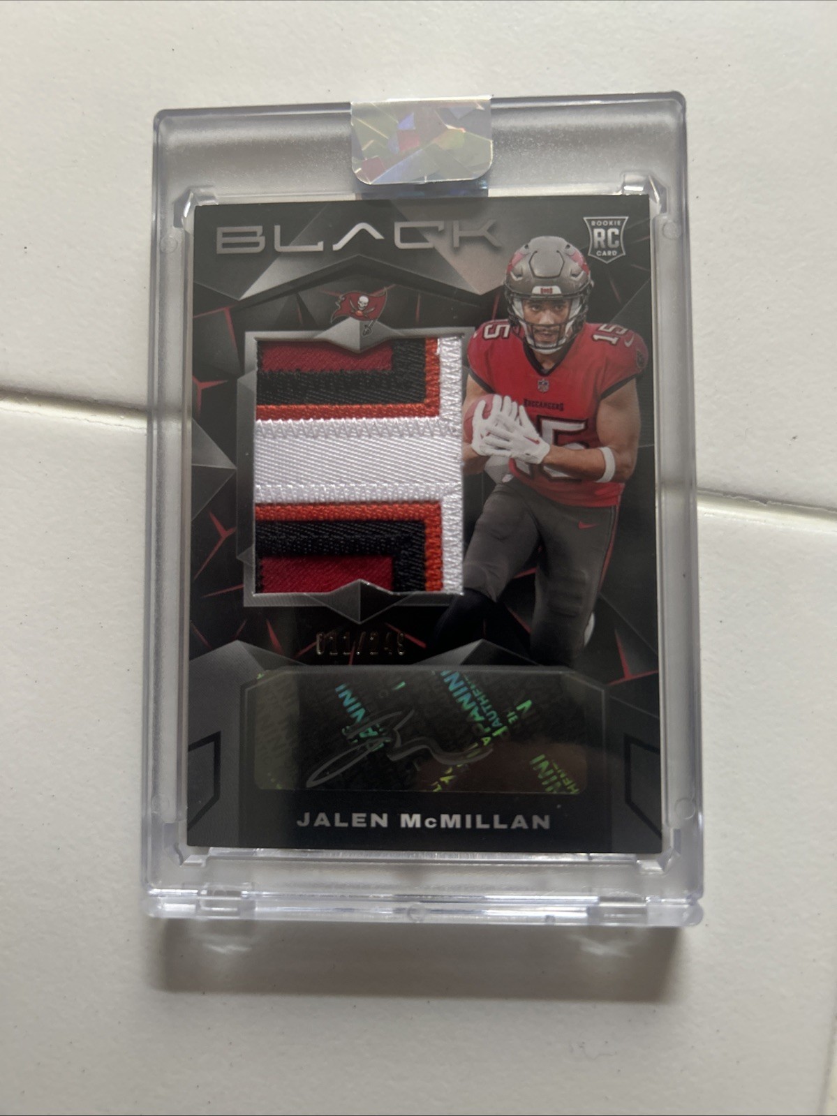 2024 Panini Black - Rookie Patch Autograph Jalen McMillan#215 011/249(AU,MEM,RC)