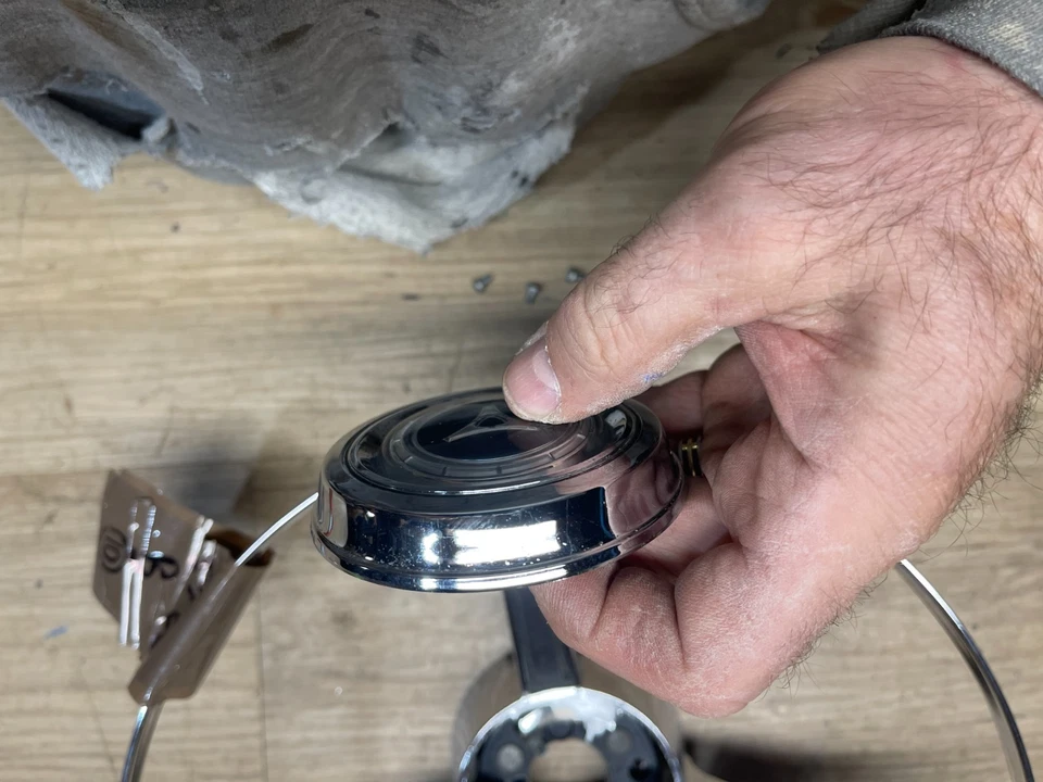 Charger Coronet 1967 increíble anillo de cuerno completo súper bonito + centro completo A++ Foto 4 de 4