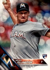2016 Topps #226 Brian Ellington RC Miami Marlins