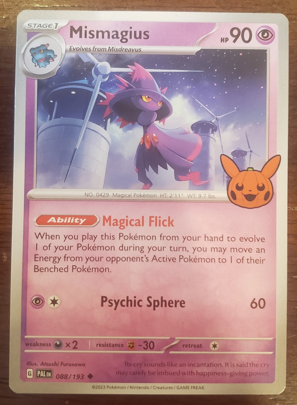 mismagius pokemon card value Unown Pokemon Card Credit Card Credit Card Skin – Anime Town Creations main image 1