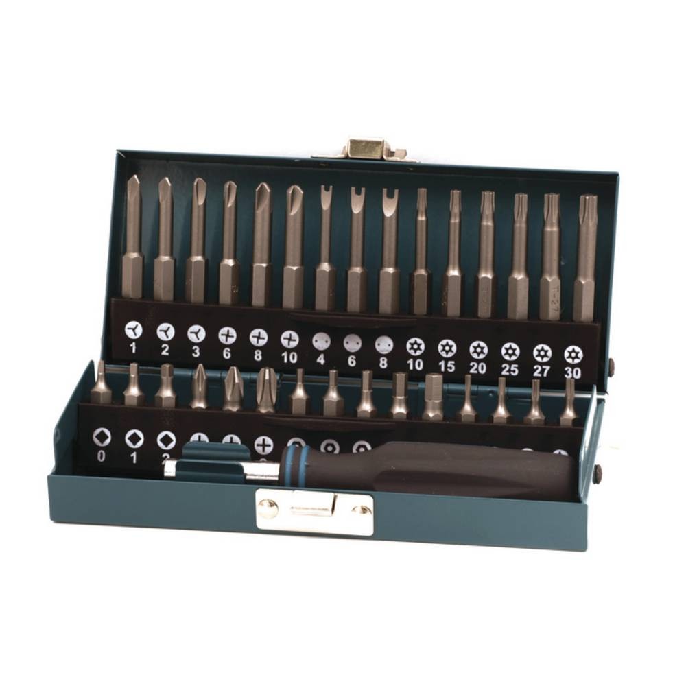 Wolfcraft 1386000 kit d'embouts 31 pièces pour montage de meubles et bricolage