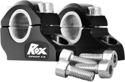 Rox Speed FX Elite Pro-Offset Block Handlebar Risers 1.25'' Black
