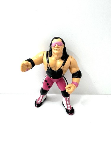 WWE HASBRO SERIES 4 BRET HIT MAN HART WRESTLING FI...