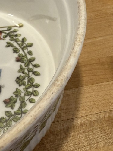 Porcelaine d'Auteuil APILCO Chambord Round Casserole Les Lapins et le Serpolet - Picture 5 of 8